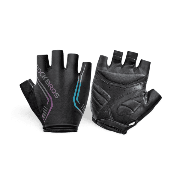 Guantes reflectivos de medio dedo Rockbros S251