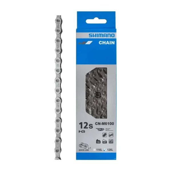 Cadena Shimano 126links 12V CS-M6100
