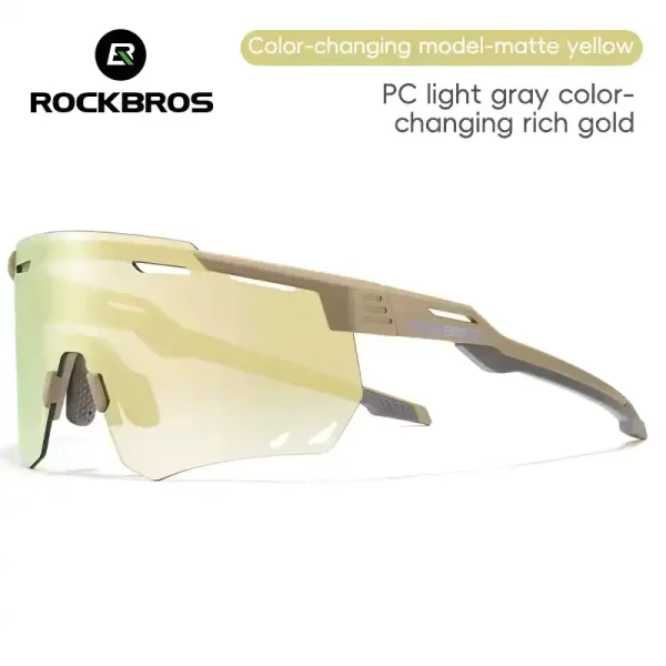 Lentes Rockbros Fotocromaticos SP323-Y Amarillo (013008)