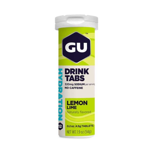 GU Drink Tabs Lemon Lime 12 Tabletas 54g